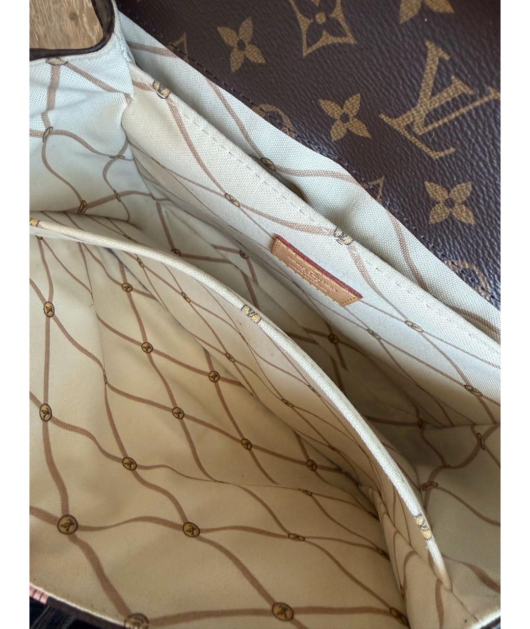 LOUIS VUITTON Коричневая сумка через плечо, фото 4