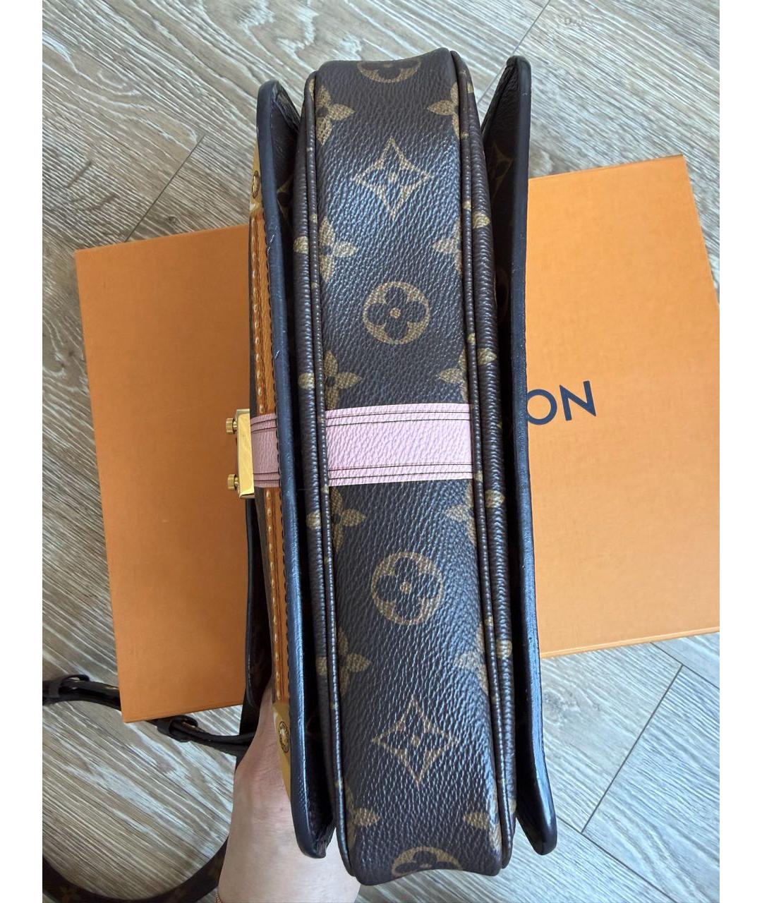 LOUIS VUITTON Коричневая сумка через плечо, фото 6