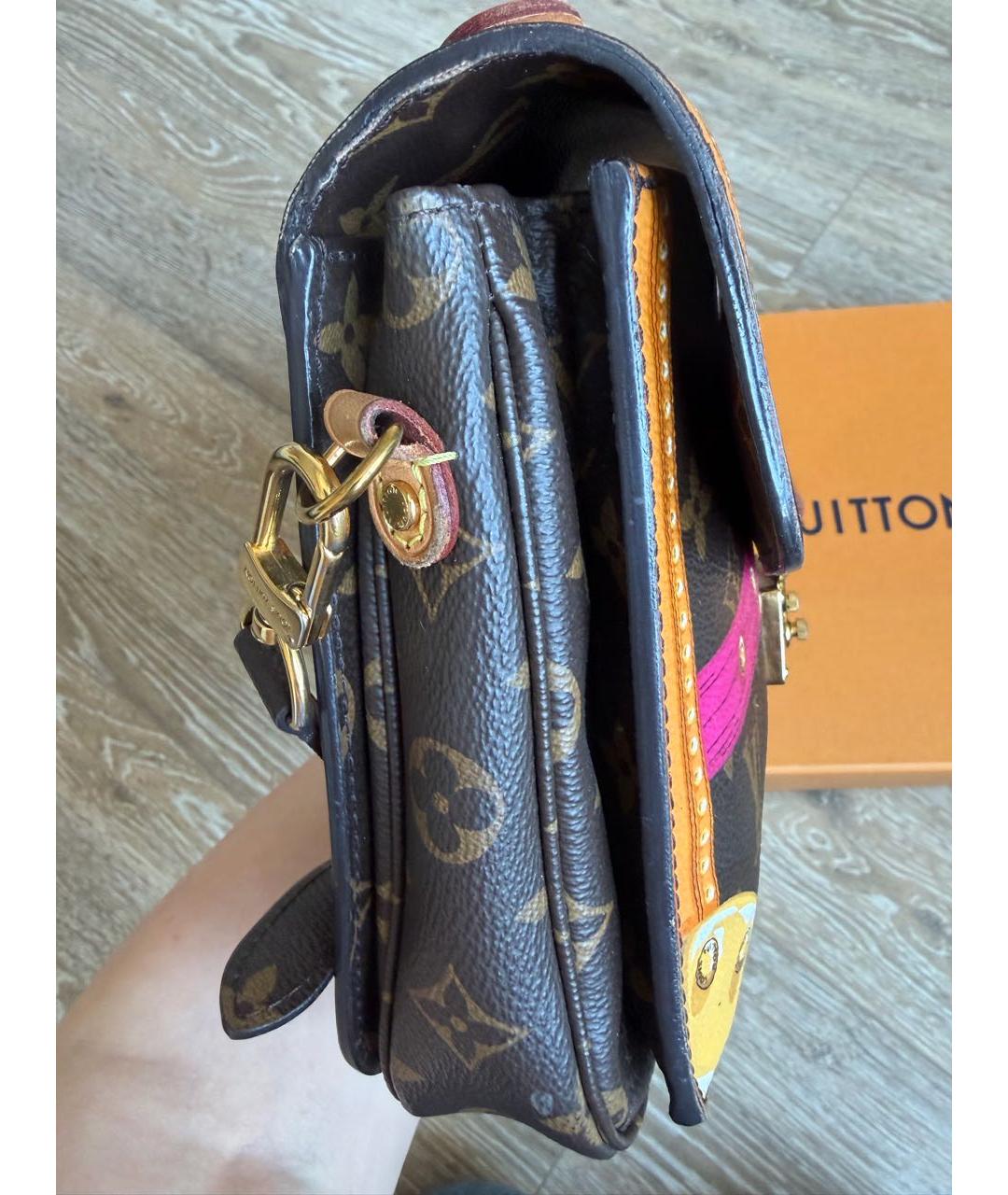 LOUIS VUITTON Коричневая сумка через плечо, фото 2