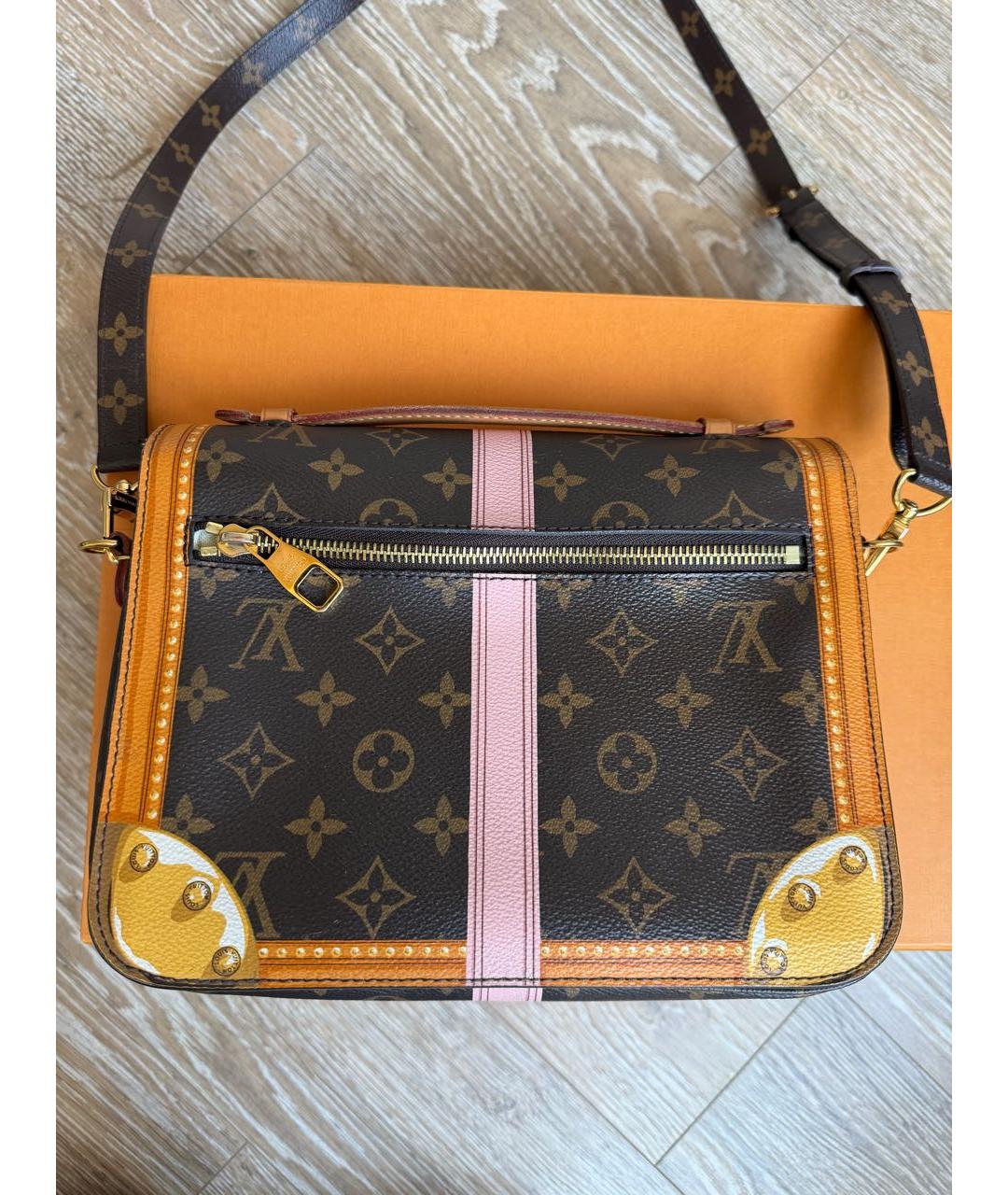 LOUIS VUITTON Коричневая сумка через плечо, фото 3
