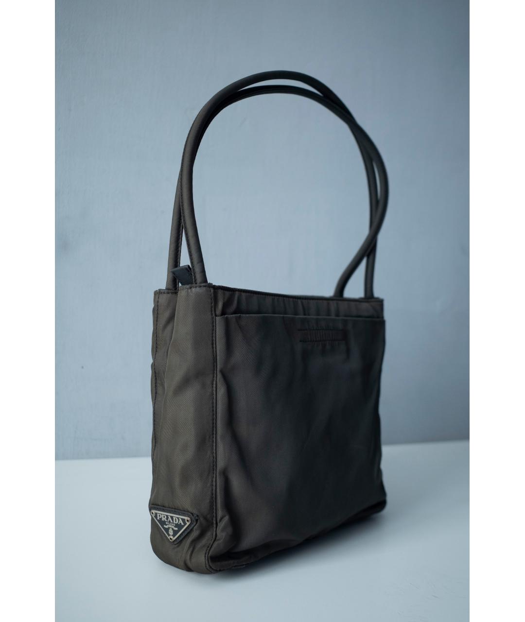 PRADA Зеленая сумка тоут, фото 2