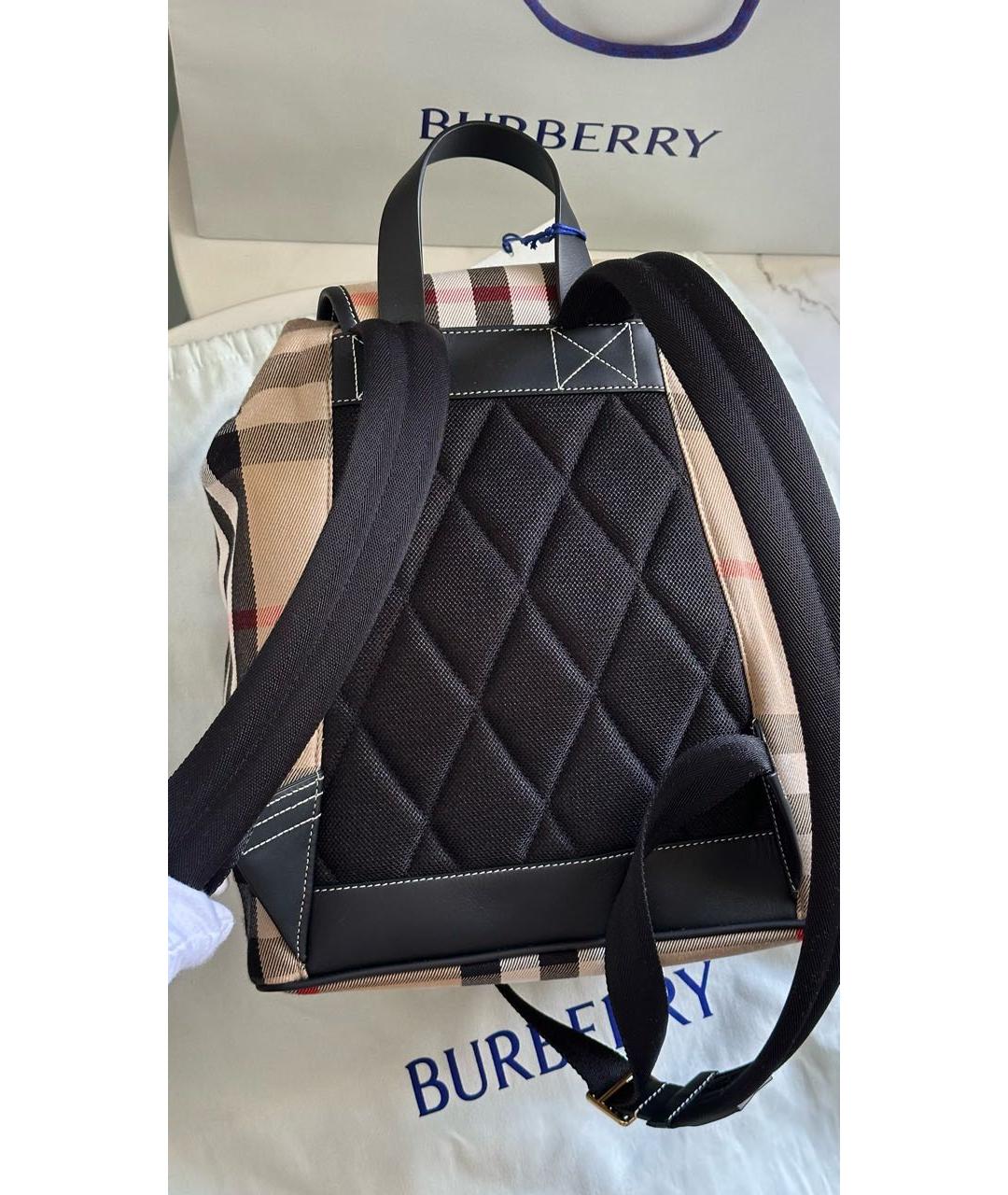 BURBERRY Бежевый рюкзак, фото 3