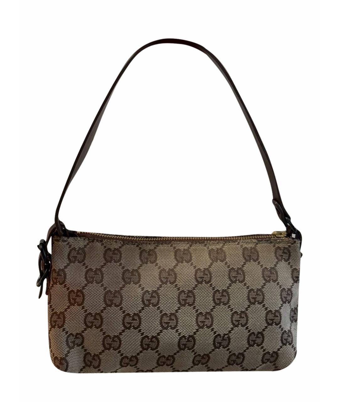 GUCCI Бежевая сумка с короткими ручками, фото 1