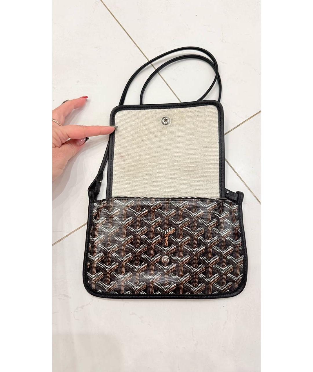 GOYARD Коричневая сумка через плечо, фото 4