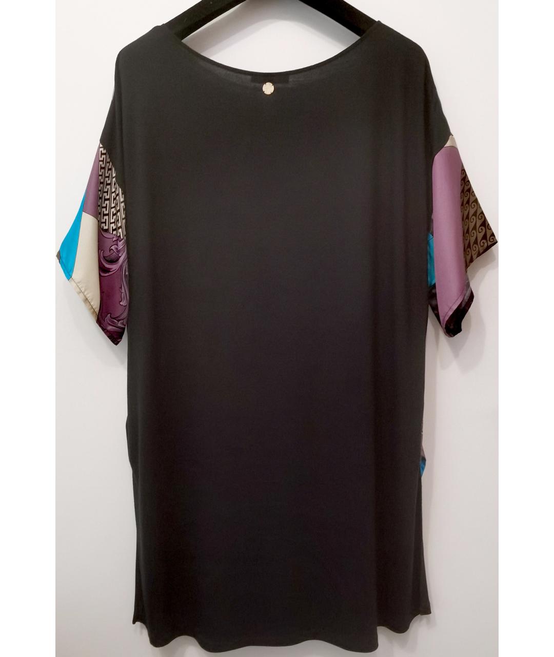 VERSACE COLLECTION Мульти шелковое повседневное платье, фото 3