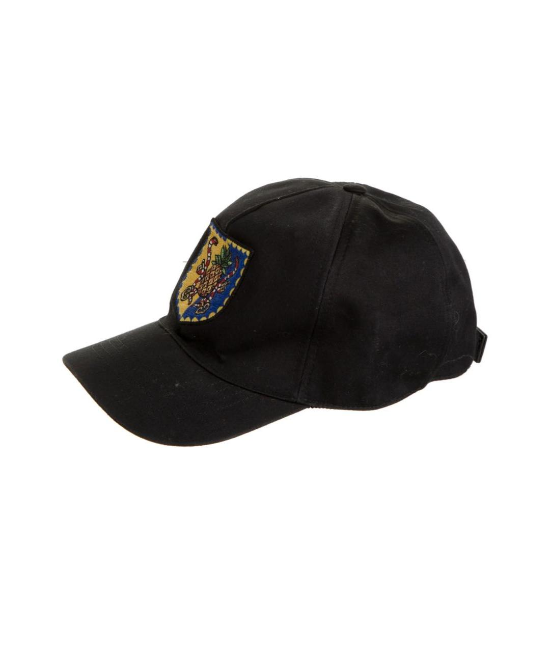 GUCCI Черная хлопковая кепка/бейсболка, фото 1
