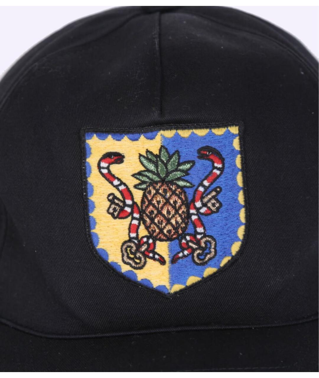 GUCCI Черная хлопковая кепка/бейсболка, фото 3