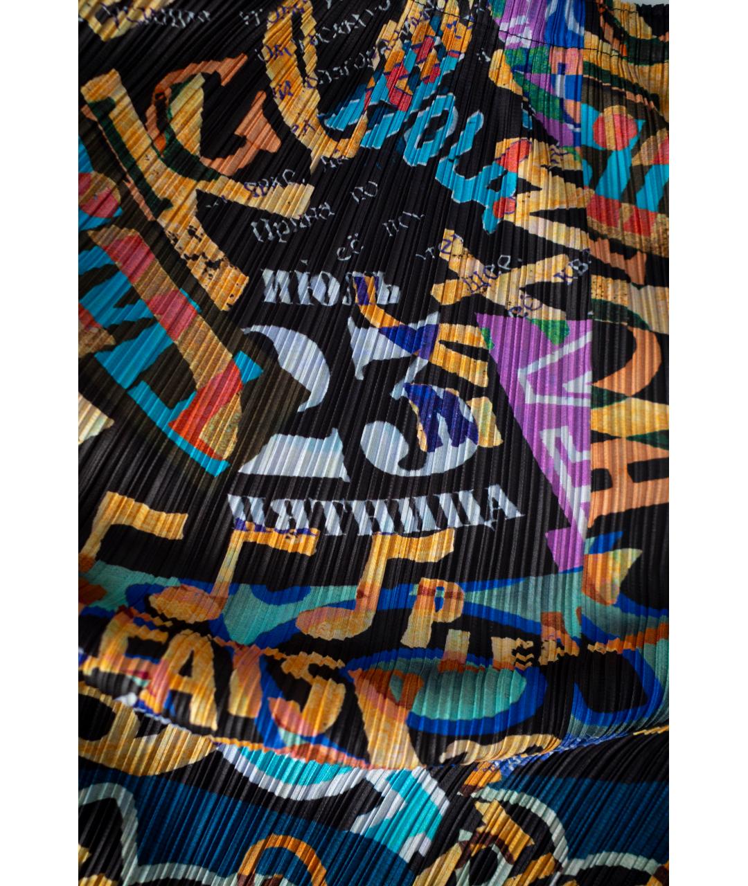 ISSEY MIYAKE Мульти полиэстеровая юбка миди, фото 3