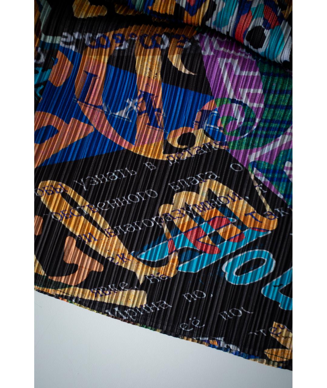 ISSEY MIYAKE Мульти полиэстеровая юбка миди, фото 4