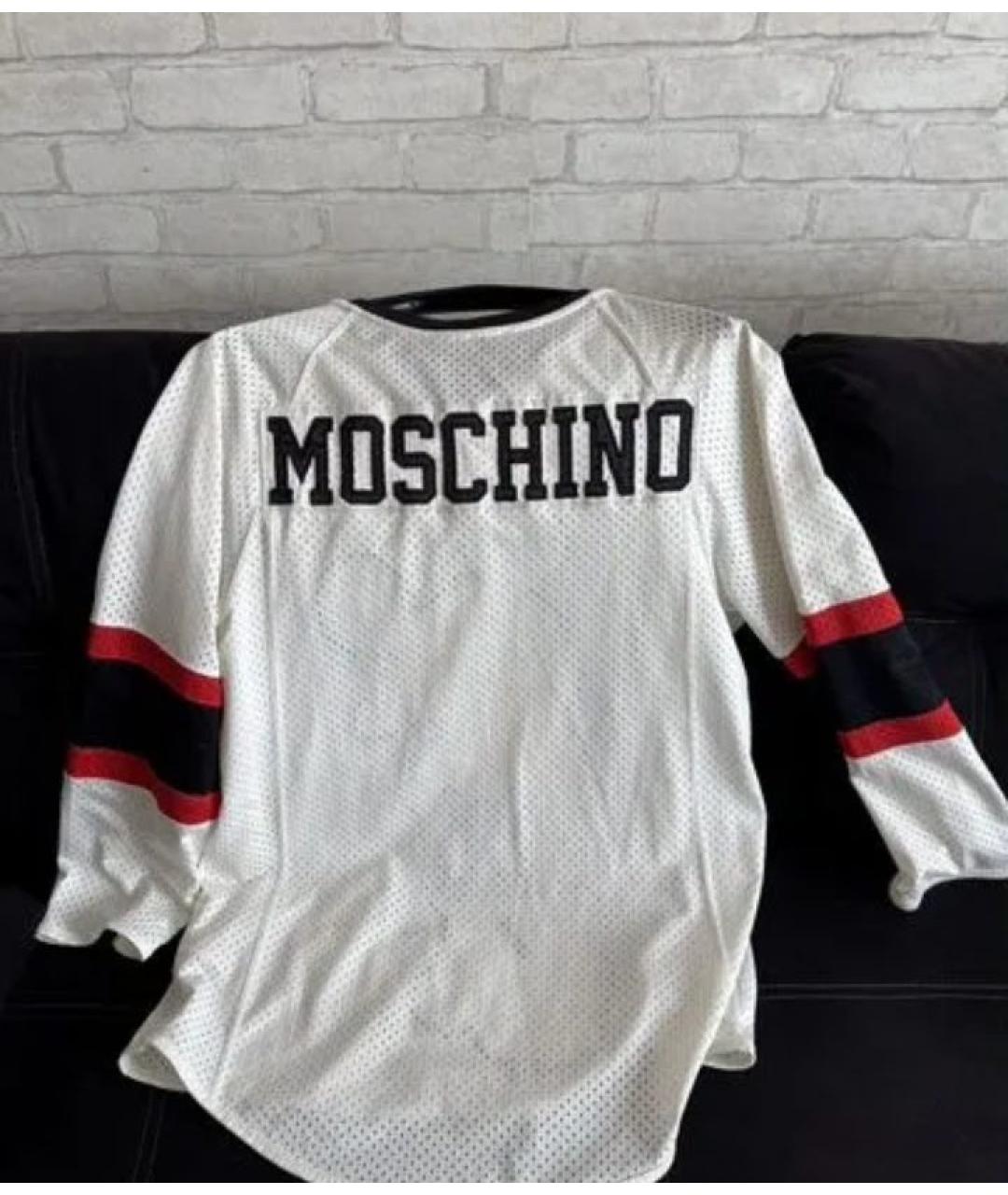 MOSCHINO Белое повседневное платье, фото 3