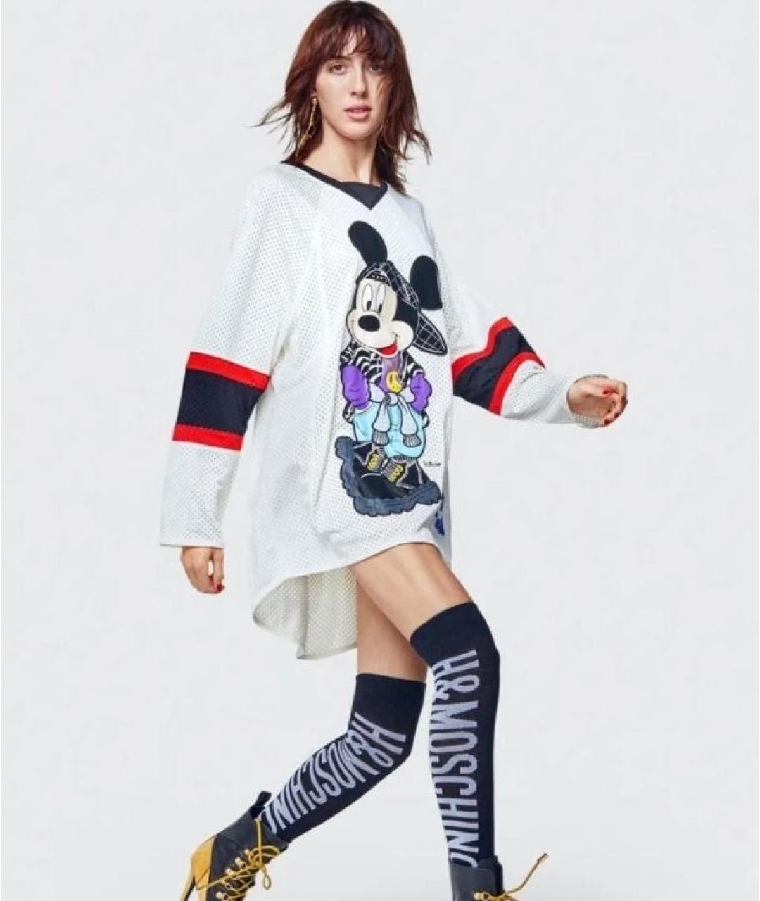 MOSCHINO Белое повседневное платье, фото 5