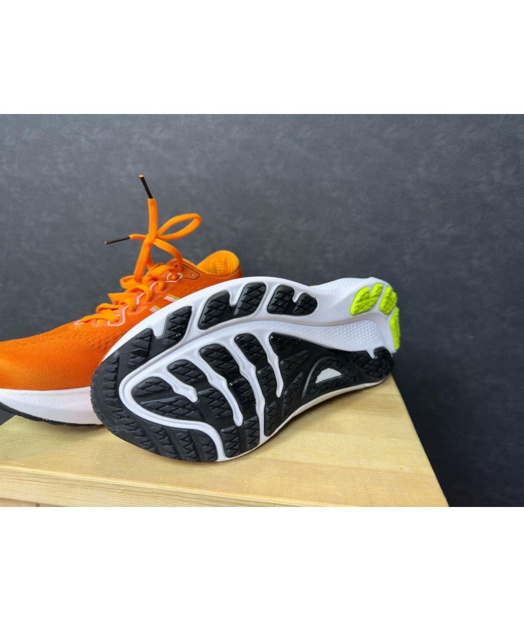 ASICS Оранжевое синтетические низкие кроссовки / кеды, фото 4