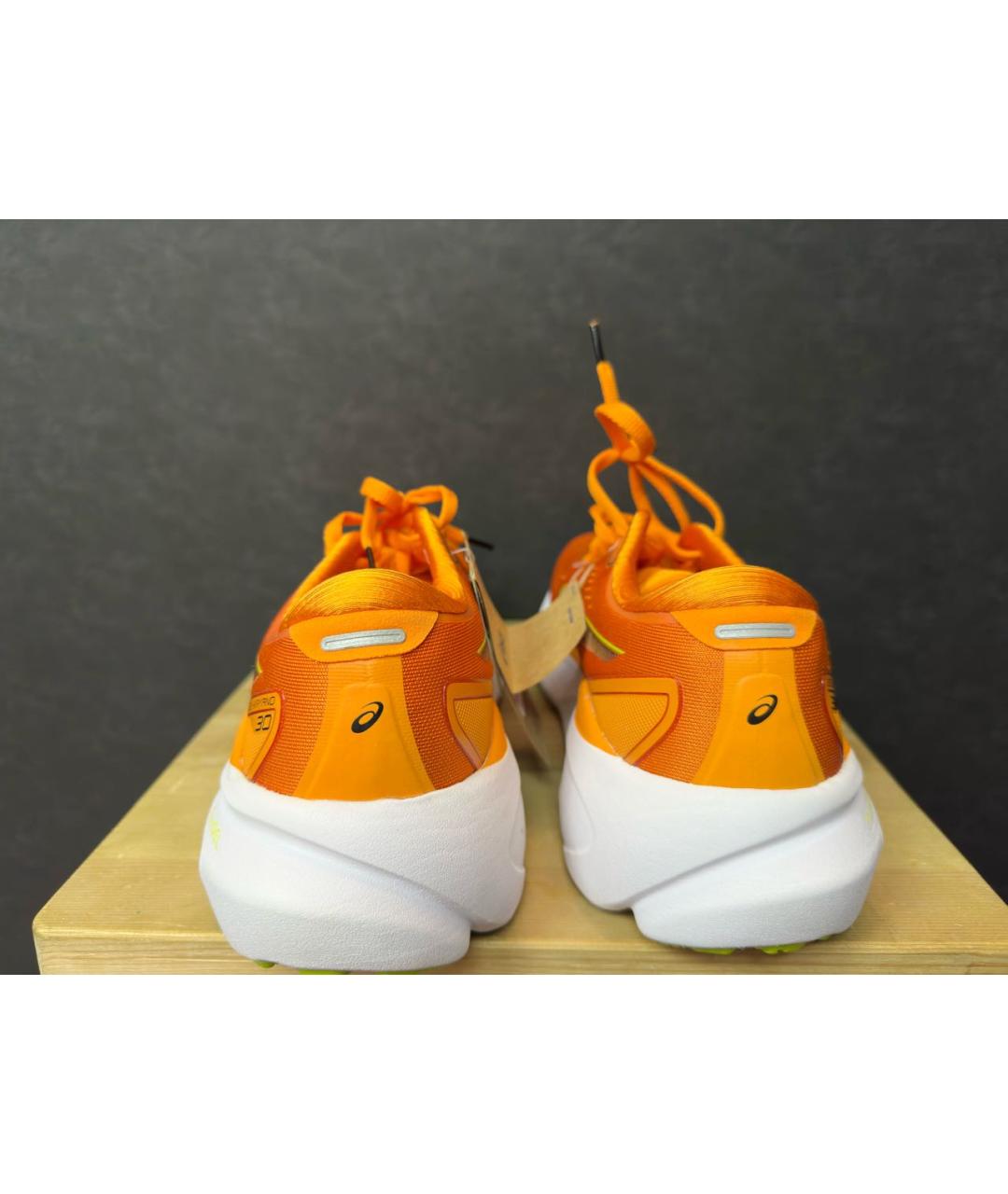 ASICS Оранжевое синтетические низкие кроссовки / кеды, фото 5