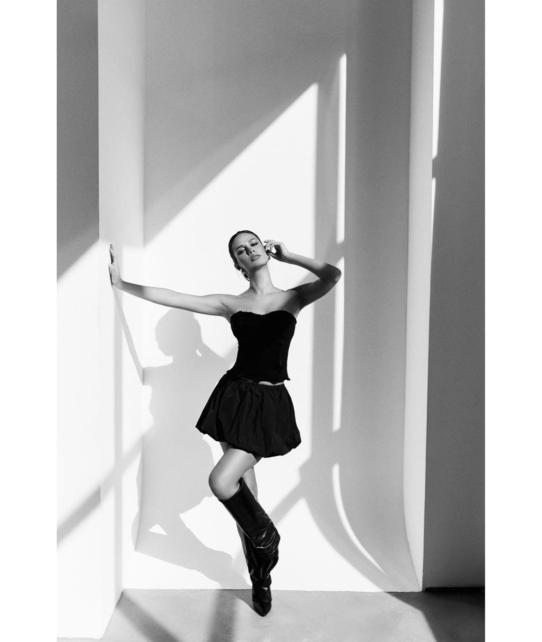 LE SILLA Черные кожаные сапоги, фото 5