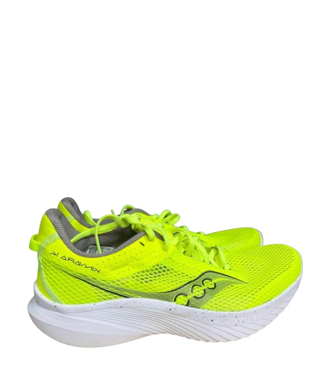 SAUCONY Зеленые синтетические низкие кроссовки / кеды, фото 1