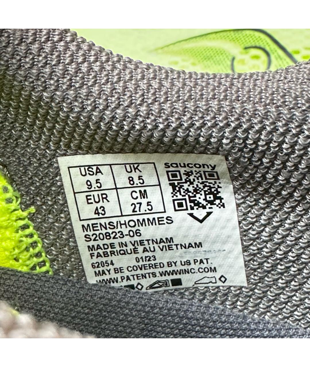 SAUCONY Зеленые синтетические низкие кроссовки / кеды, фото 8