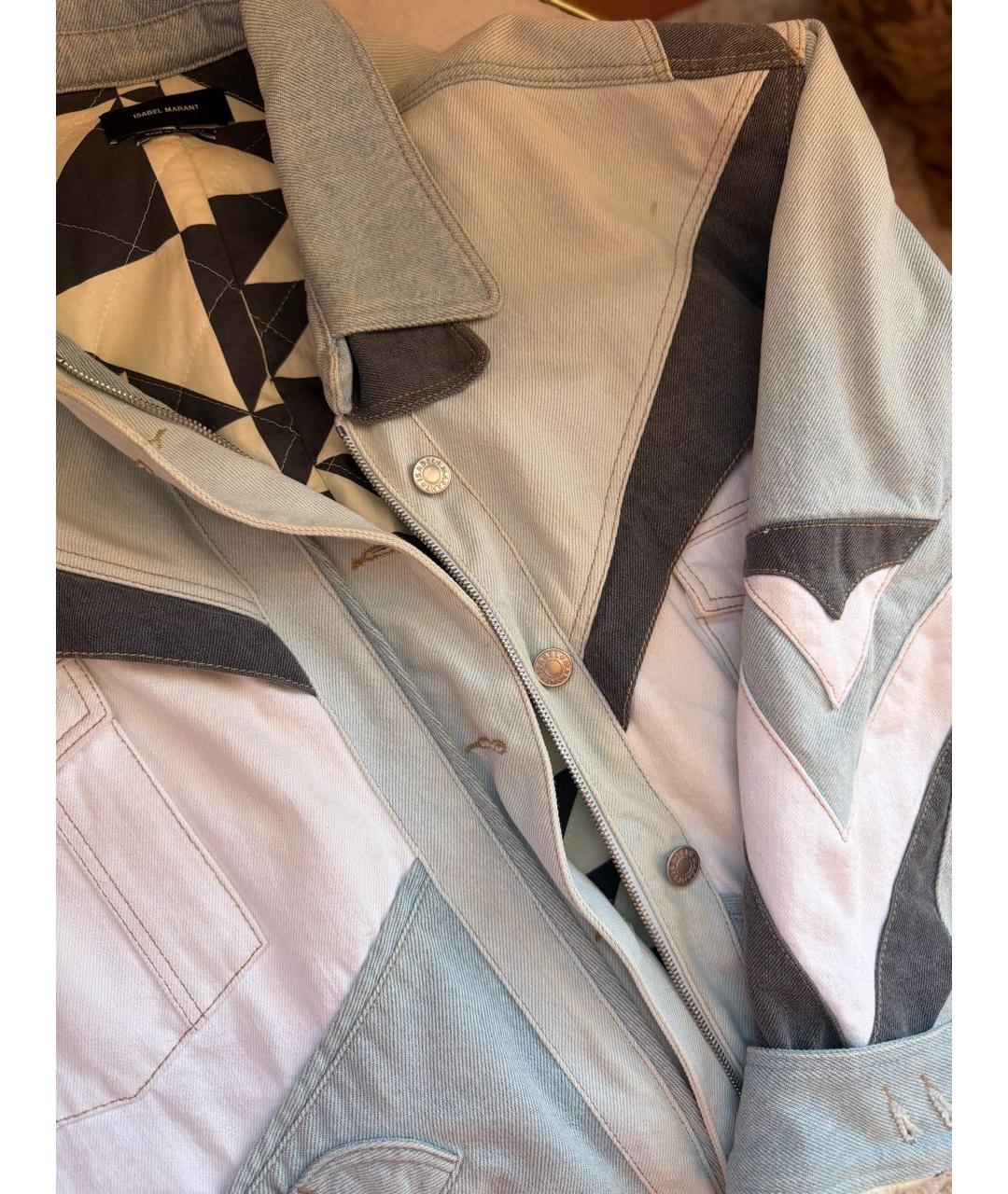 ISABEL MARANT Голубой деним жакет/пиджак, фото 4