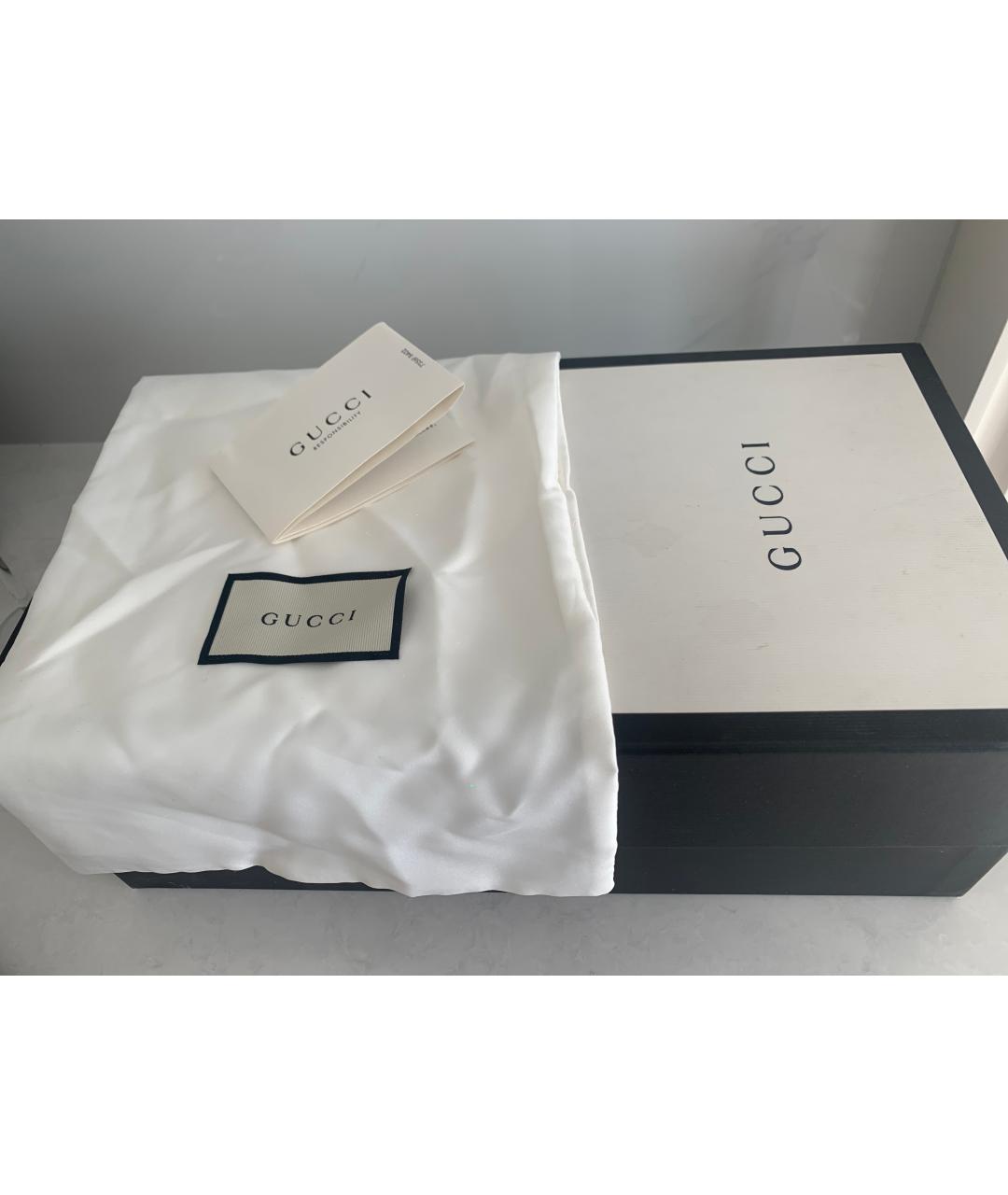 GUCCI Коричневые кожаные лоферы, фото 7