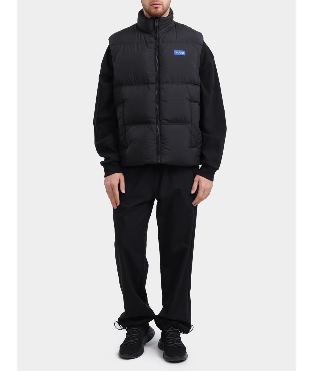 HUGO Черный жилет, фото 2