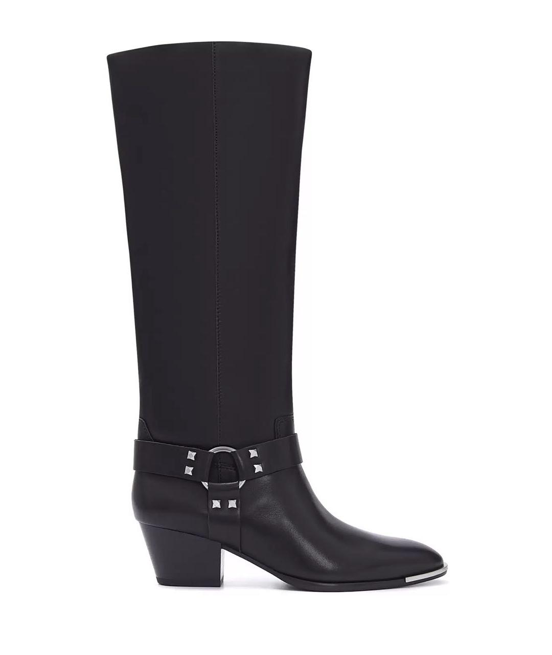 ASH Черные кожаные сапоги, фото 9