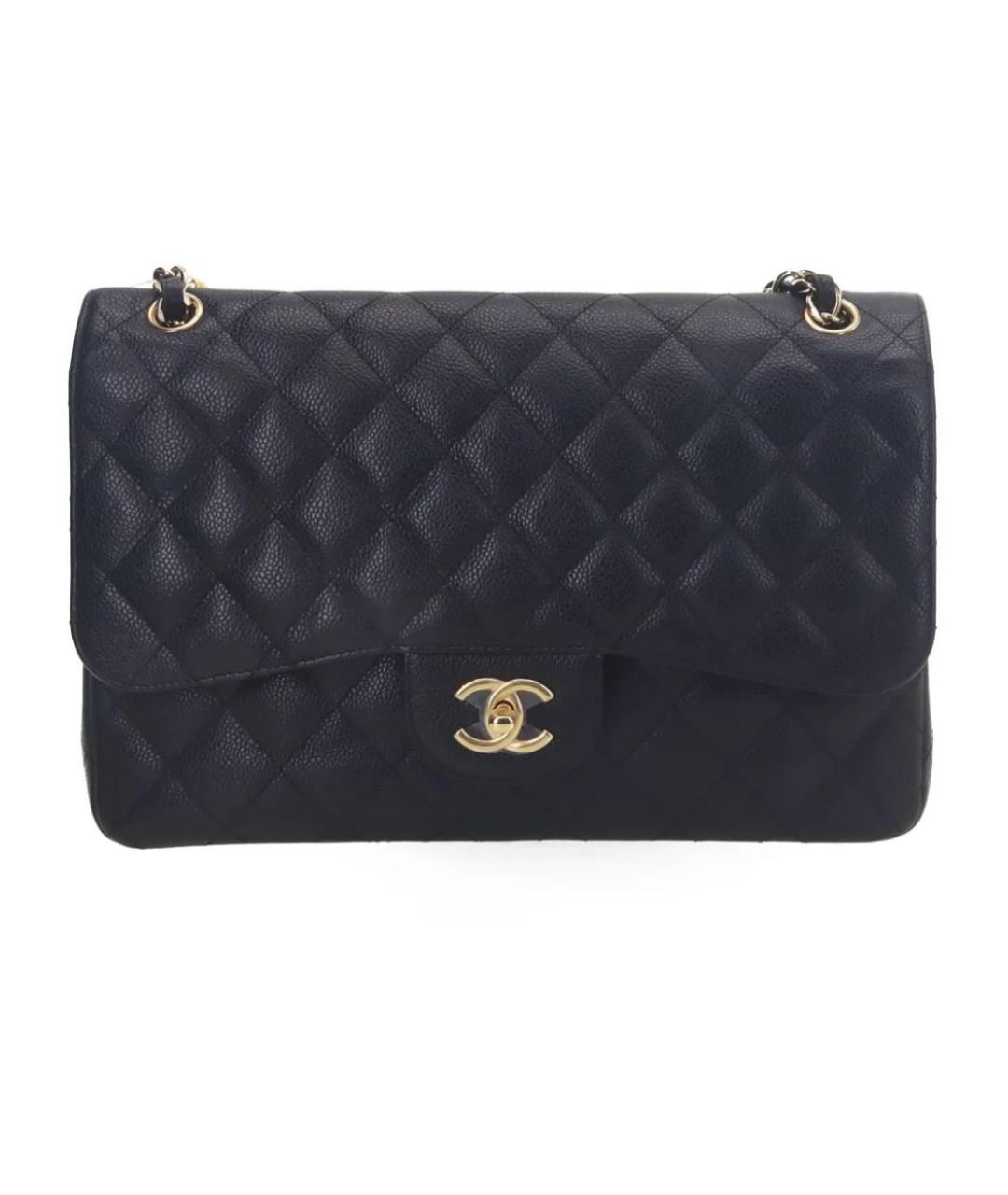 CHANEL Черная кожаная сумка через плечо, фото 9