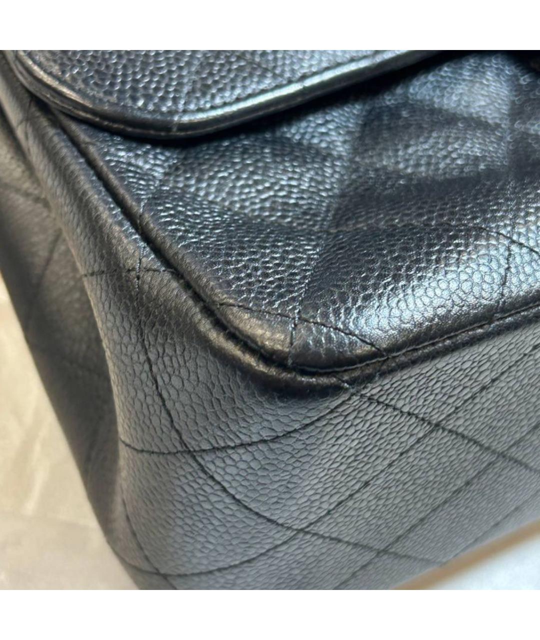 CHANEL Черная кожаная сумка через плечо, фото 5