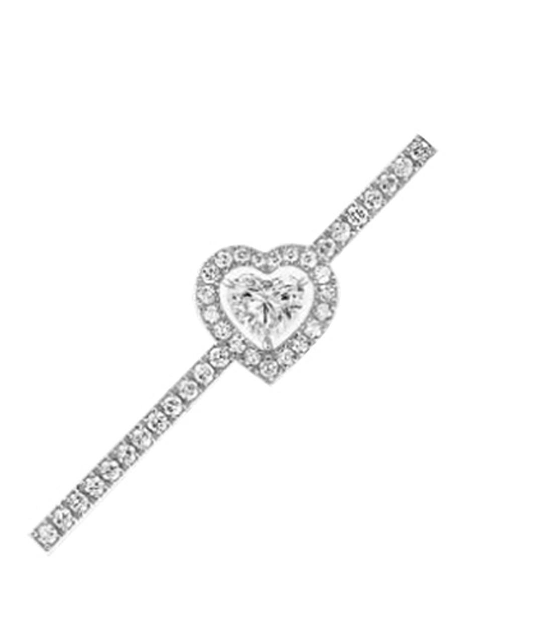 MESSIKA Серебряные серьги из белого золота, фото 1