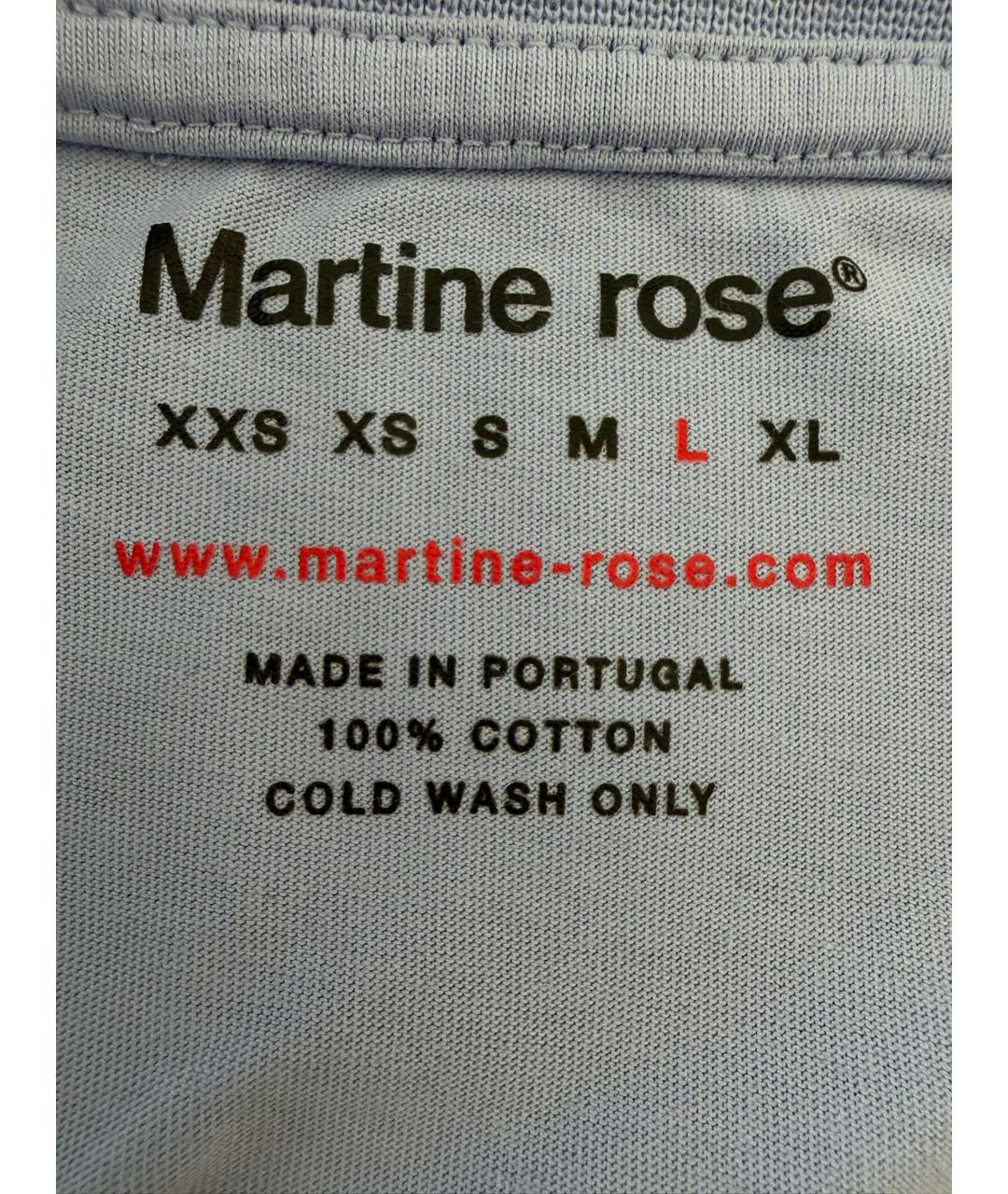 MARTINE ROSE Мульти хлопковая футболка, фото 6