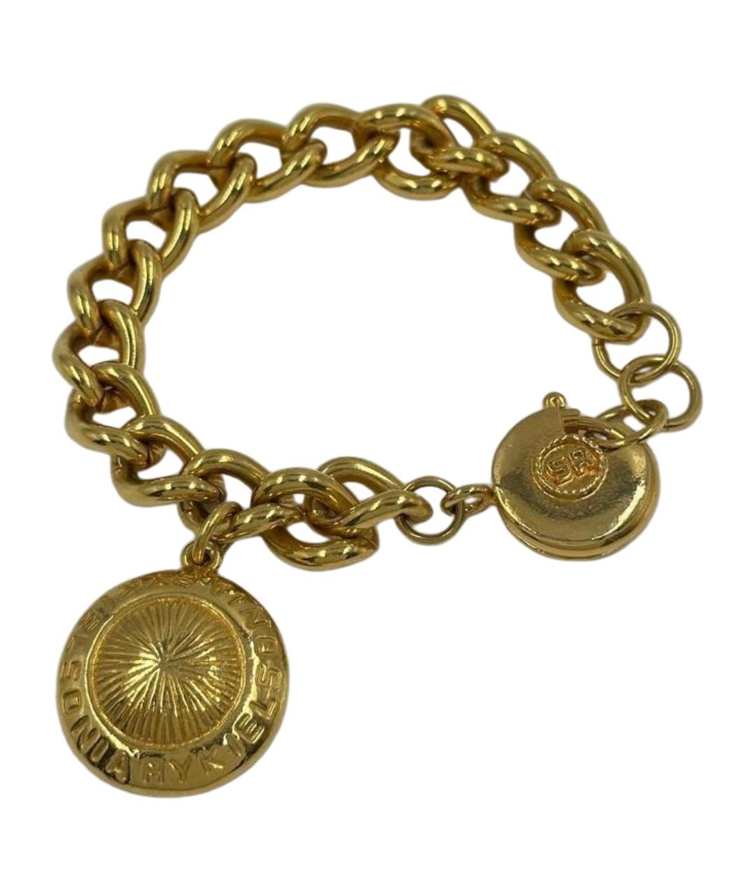 SONIA RYKIEL Золотой позолоченный браслет, фото 1