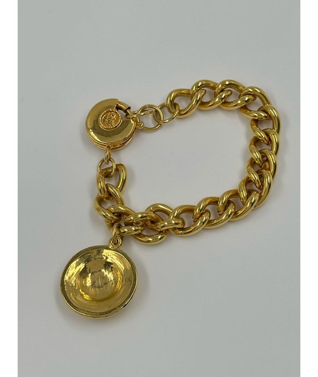 SONIA RYKIEL Золотой позолоченный браслет, фото 5