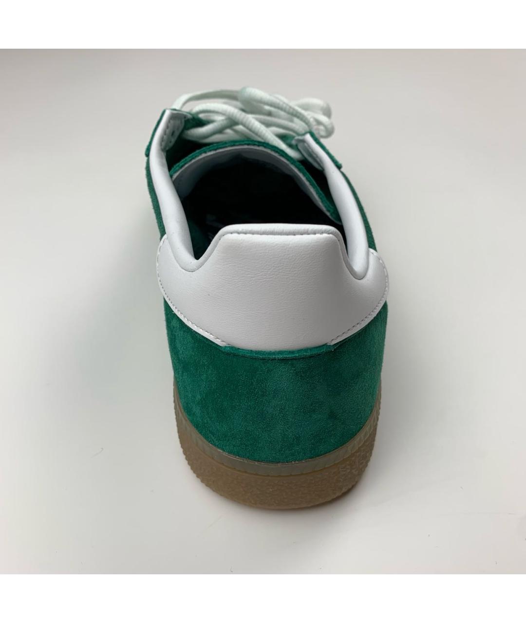 ADIDAS Зеленые замшевые низкие кроссовки / кеды, фото 4