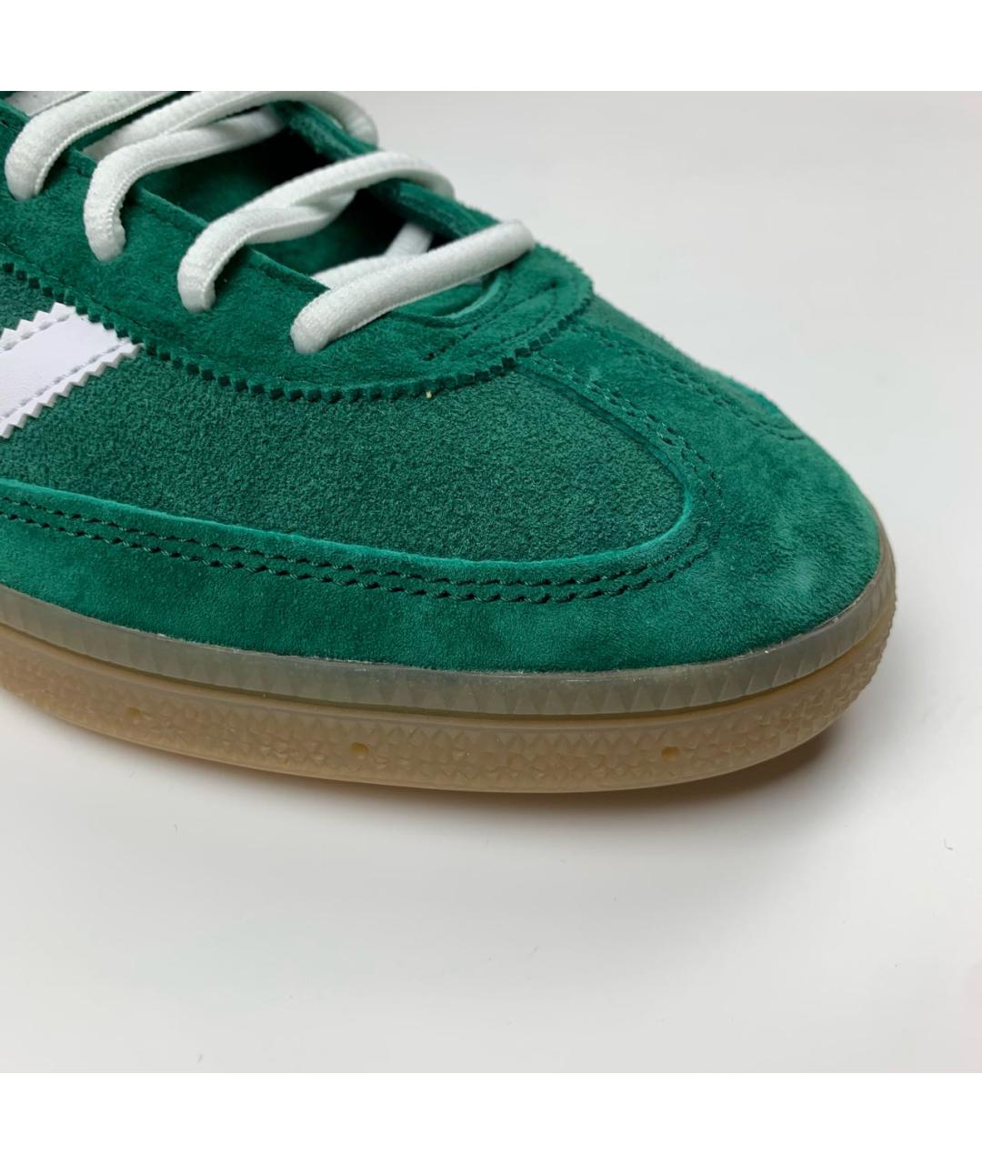 ADIDAS Зеленые замшевые низкие кроссовки / кеды, фото 5