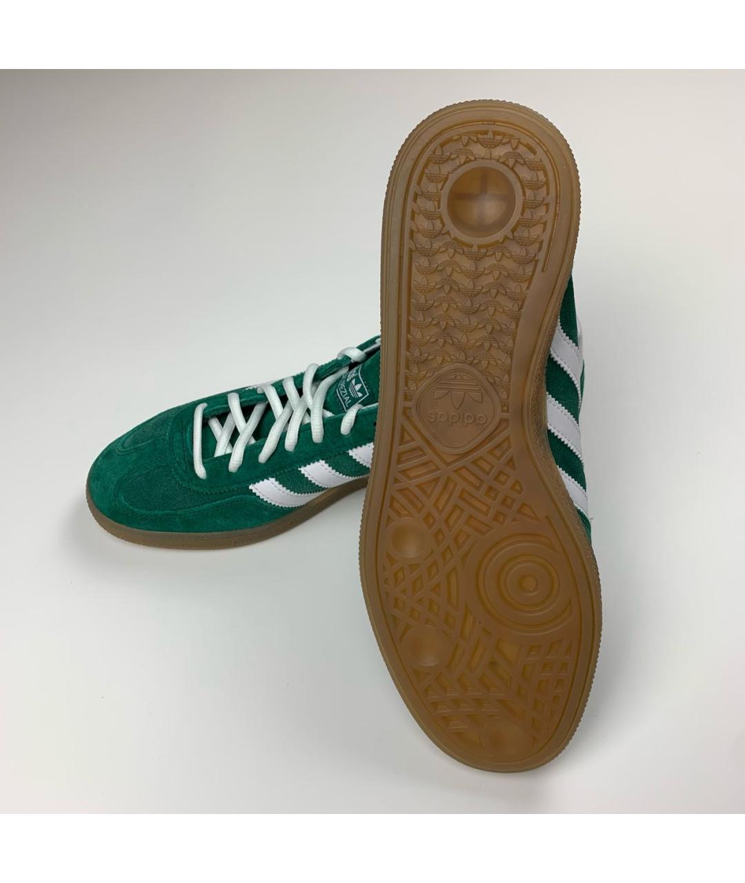 ADIDAS Зеленые замшевые низкие кроссовки / кеды, фото 7