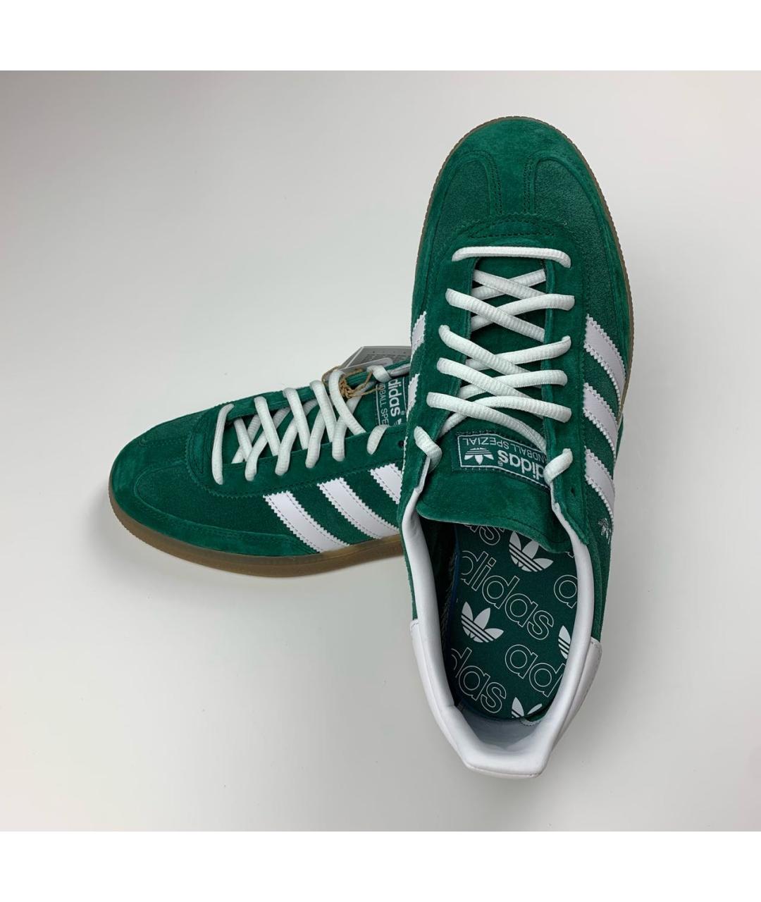 ADIDAS Зеленые замшевые низкие кроссовки / кеды, фото 8