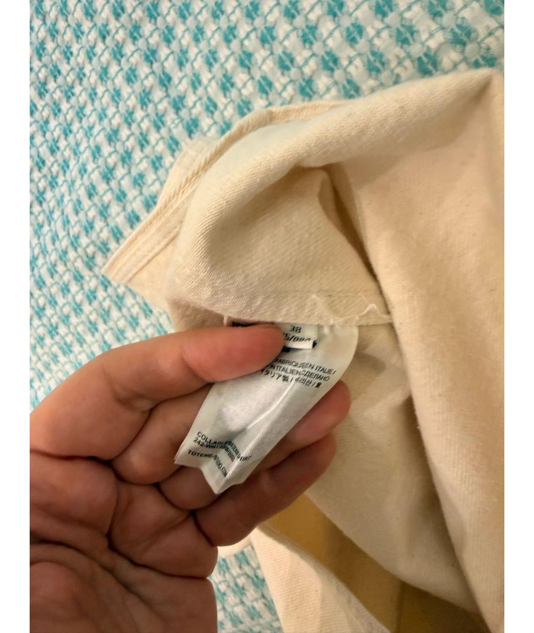 TOTEME Бежевая хлопковая рубашка, фото 6