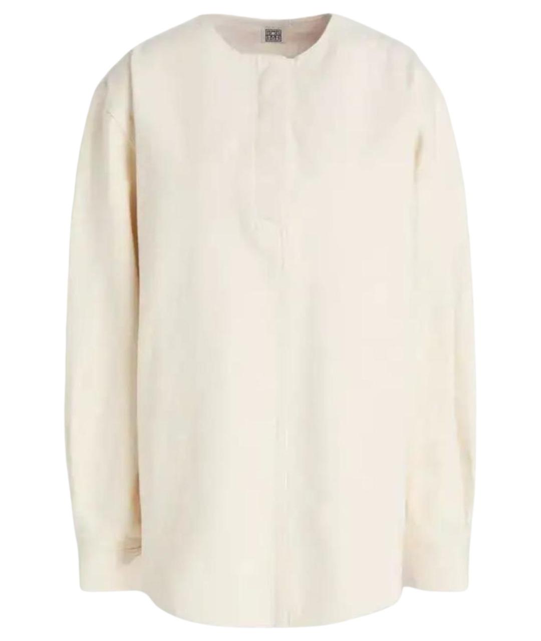 TOTEME Бежевая хлопковая рубашка, фото 1