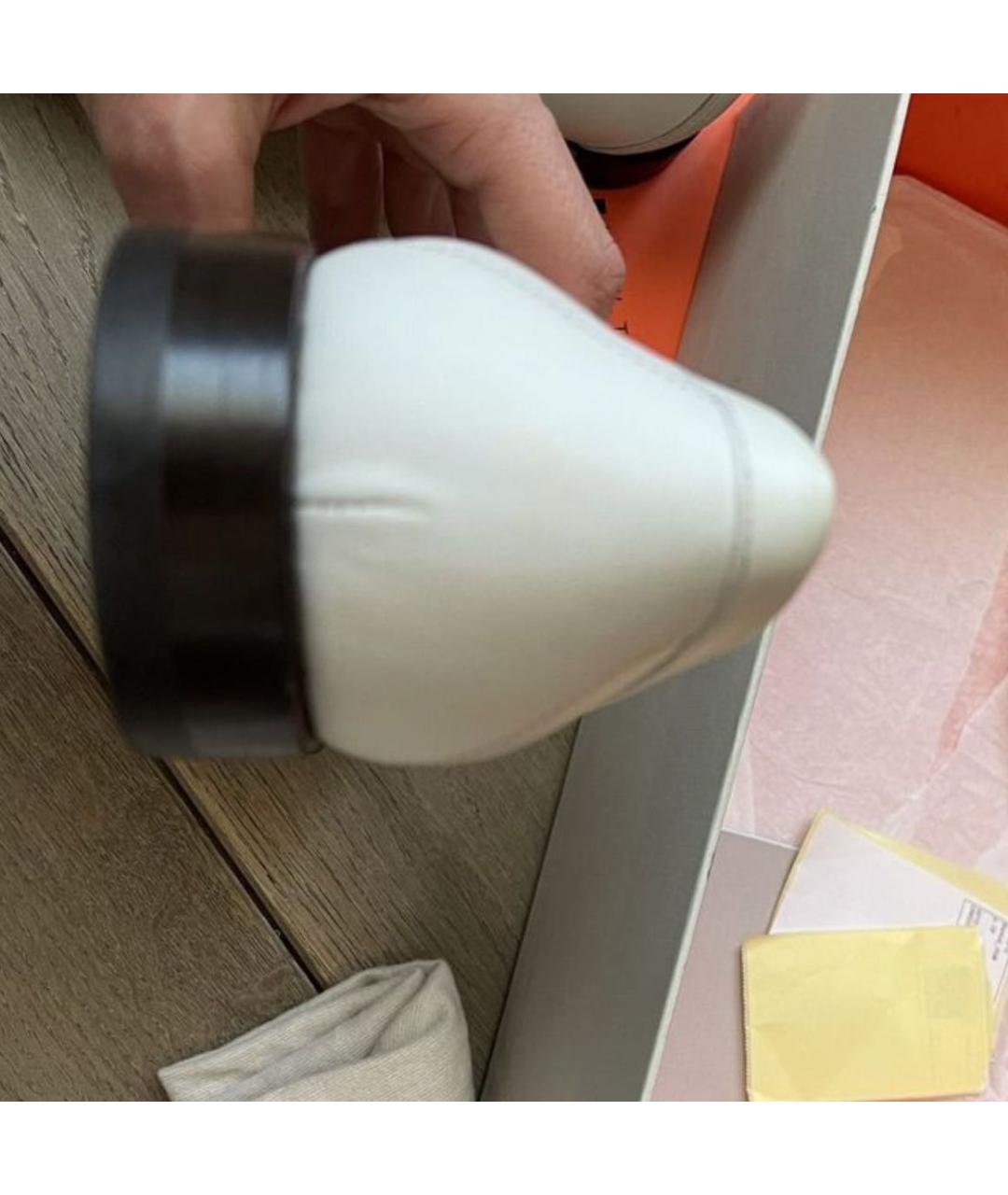 SANTONI Белые кожаные лоферы, фото 5