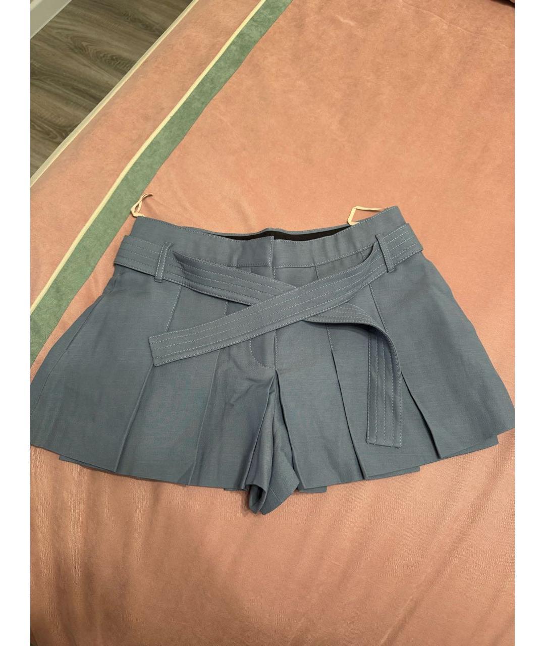 VALENTINO Серые шерстяные шорты, фото 5