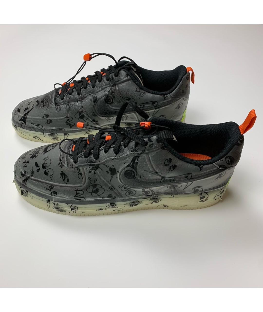 NIKE Серые низкие кроссовки / кеды, фото 2