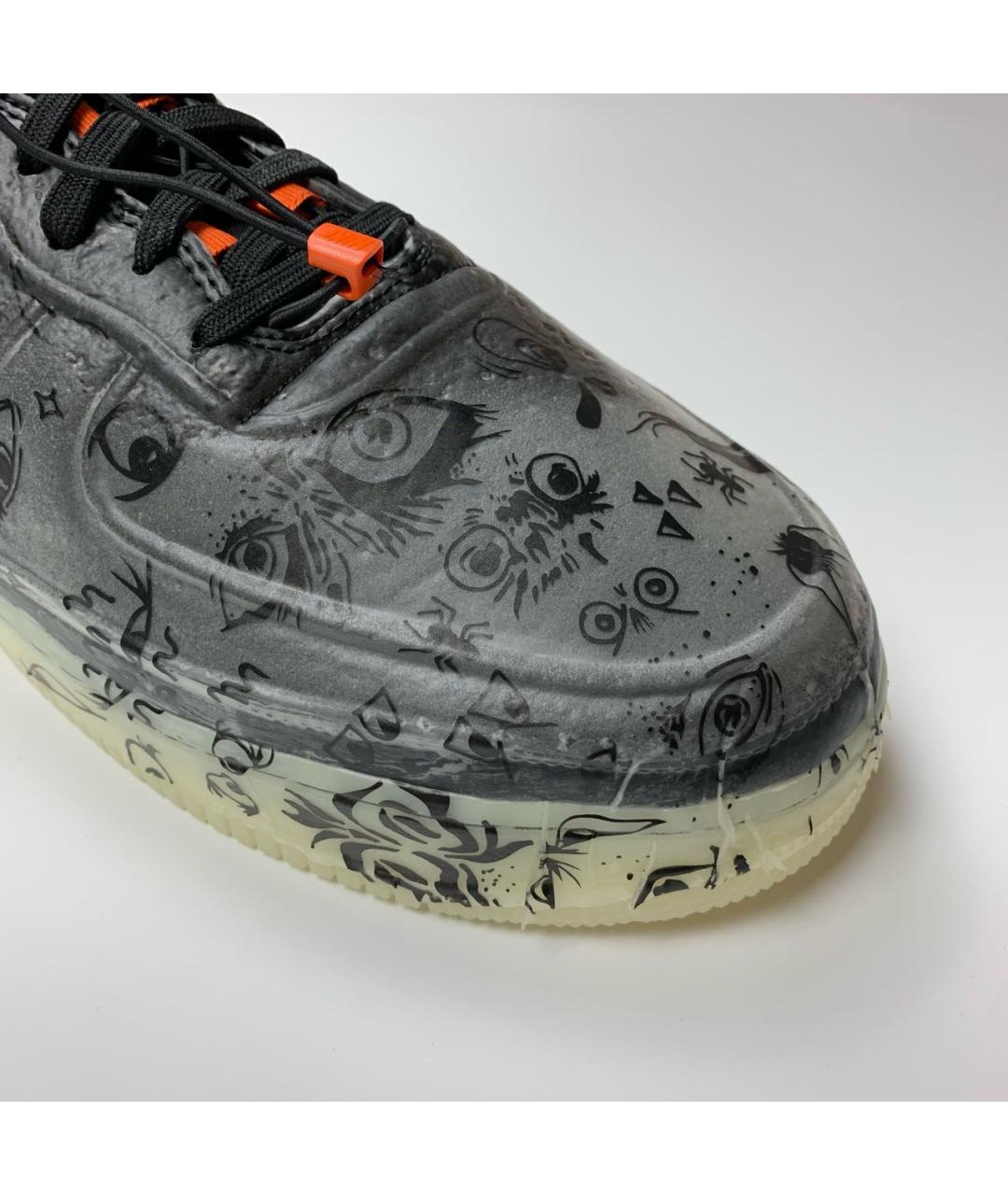 NIKE Серые низкие кроссовки / кеды, фото 6