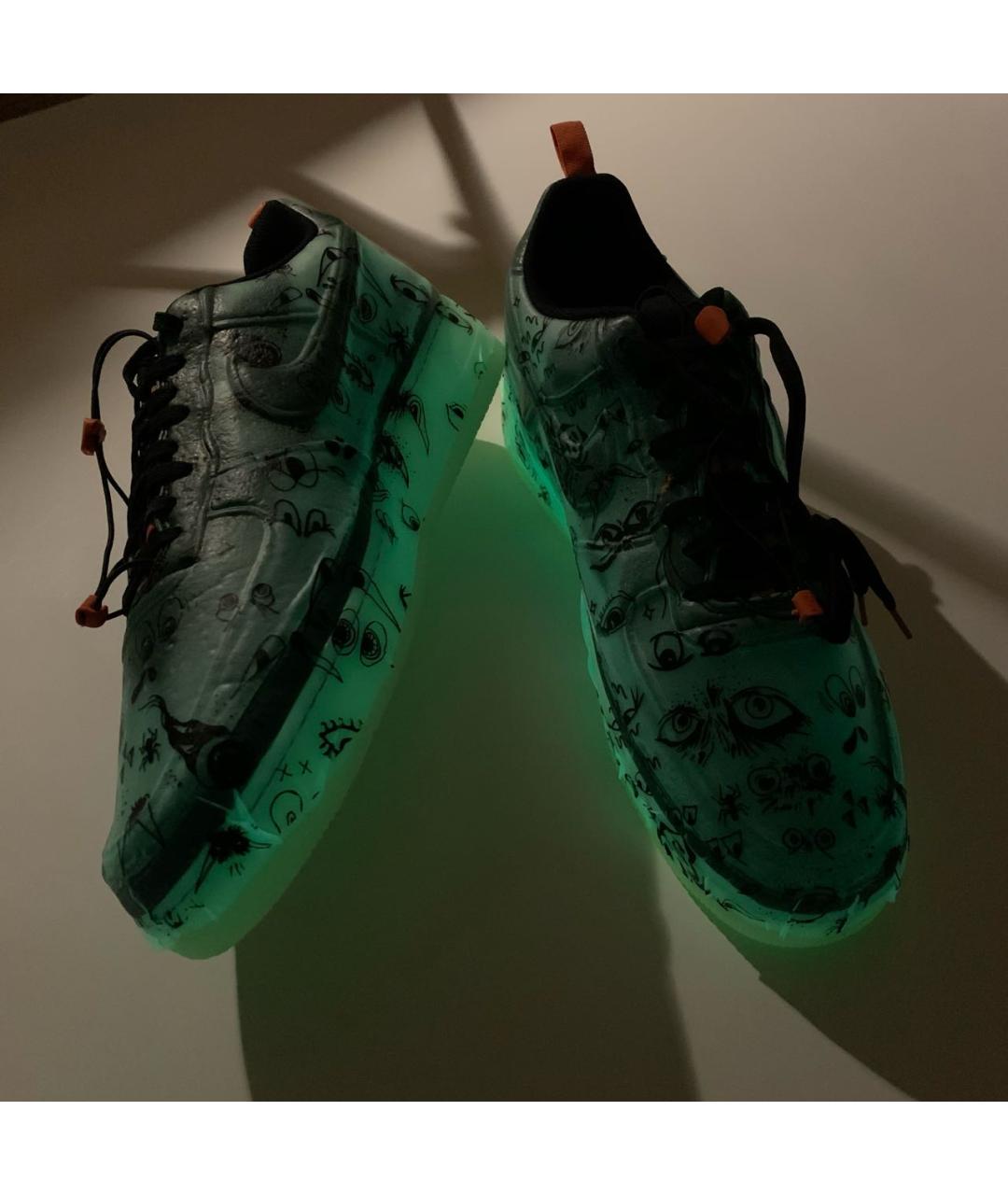 NIKE Серые низкие кроссовки / кеды, фото 4