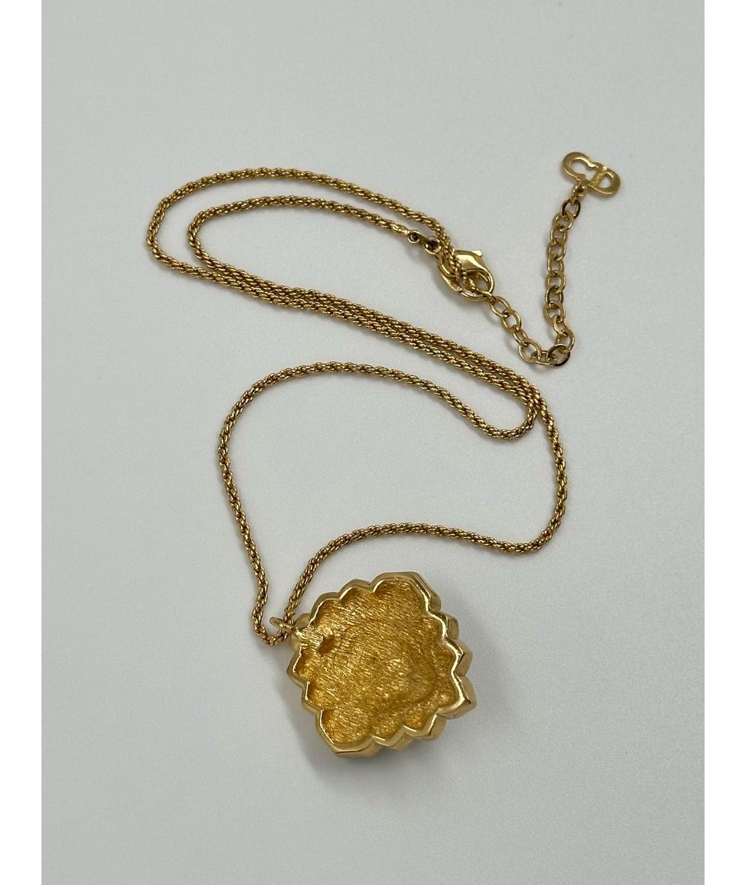 CHRISTIAN DIOR Мульти позолоченный кулон, фото 5