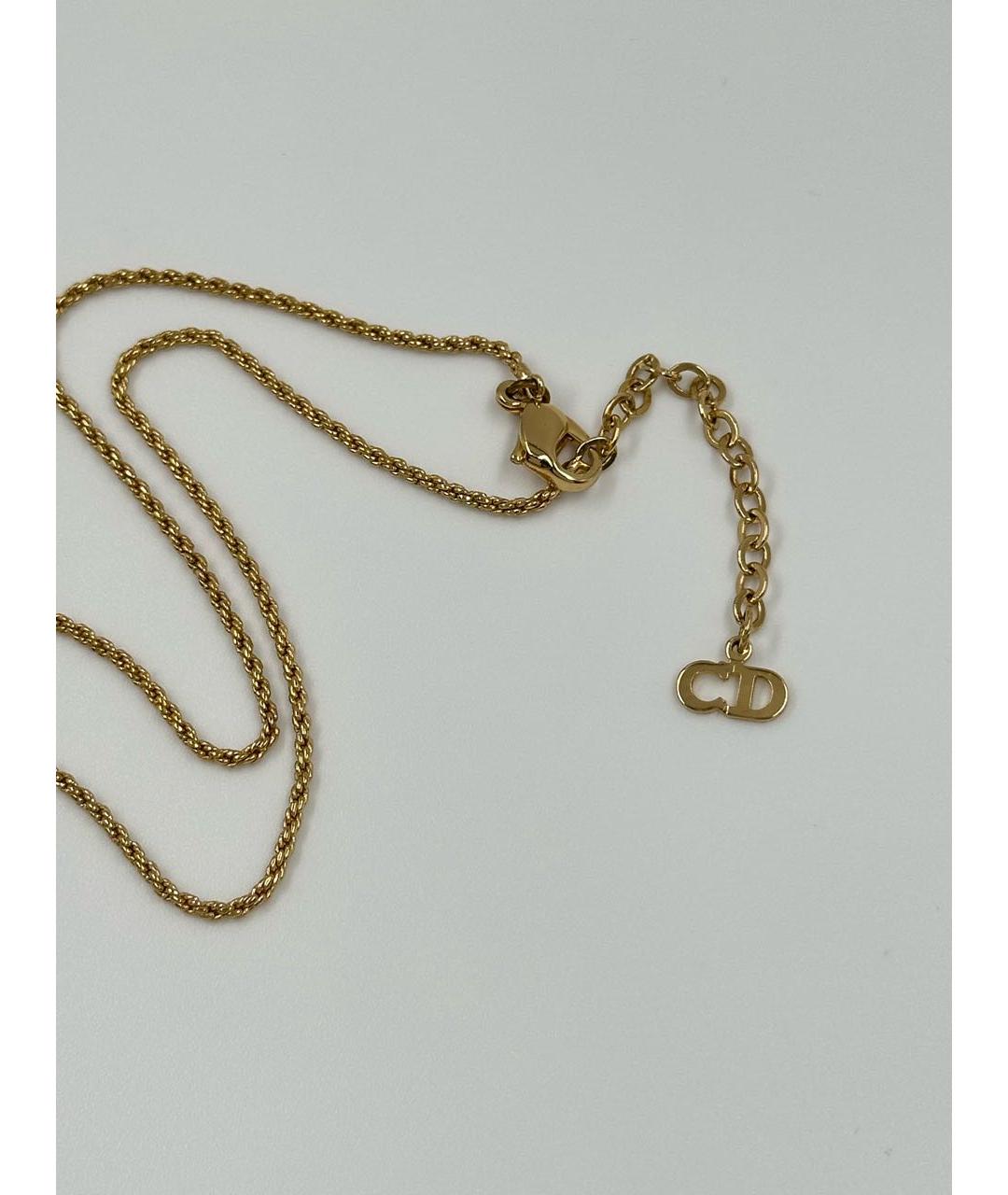 CHRISTIAN DIOR Мульти позолоченный кулон, фото 4