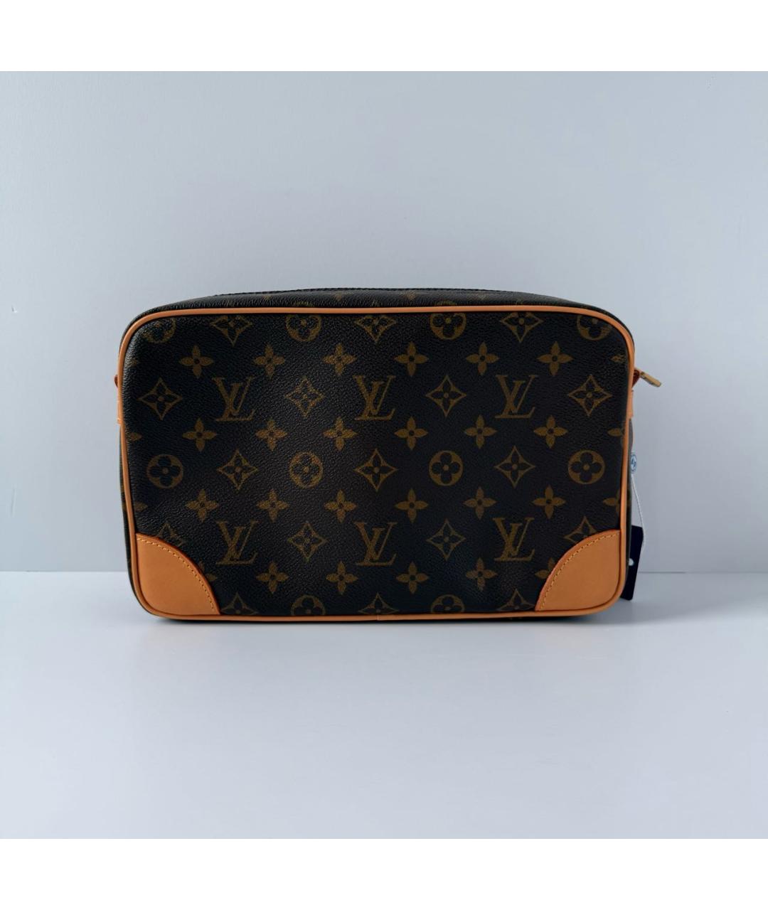 LOUIS VUITTON Коричневая сумка на плечо, фото 2