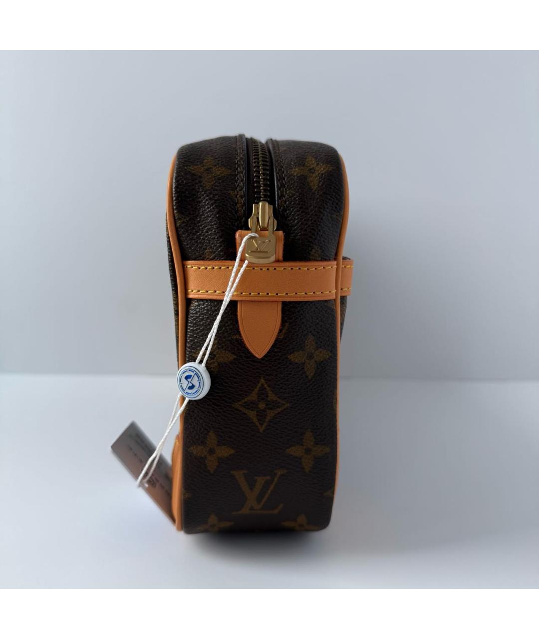 LOUIS VUITTON Коричневая сумка на плечо, фото 4