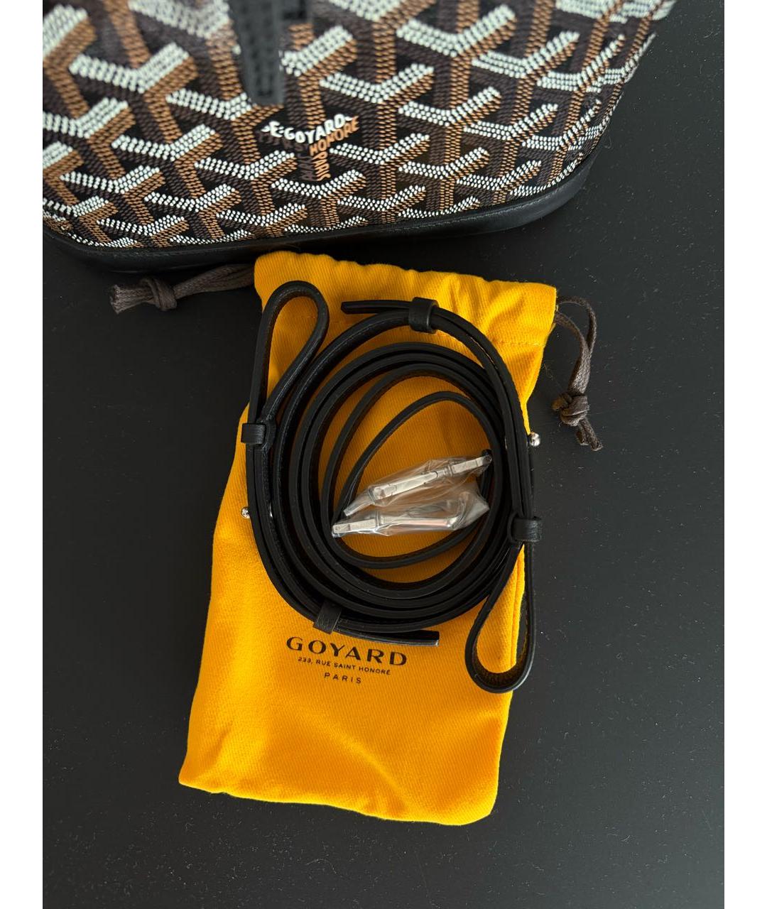 GOYARD Черный рюкзак, фото 4