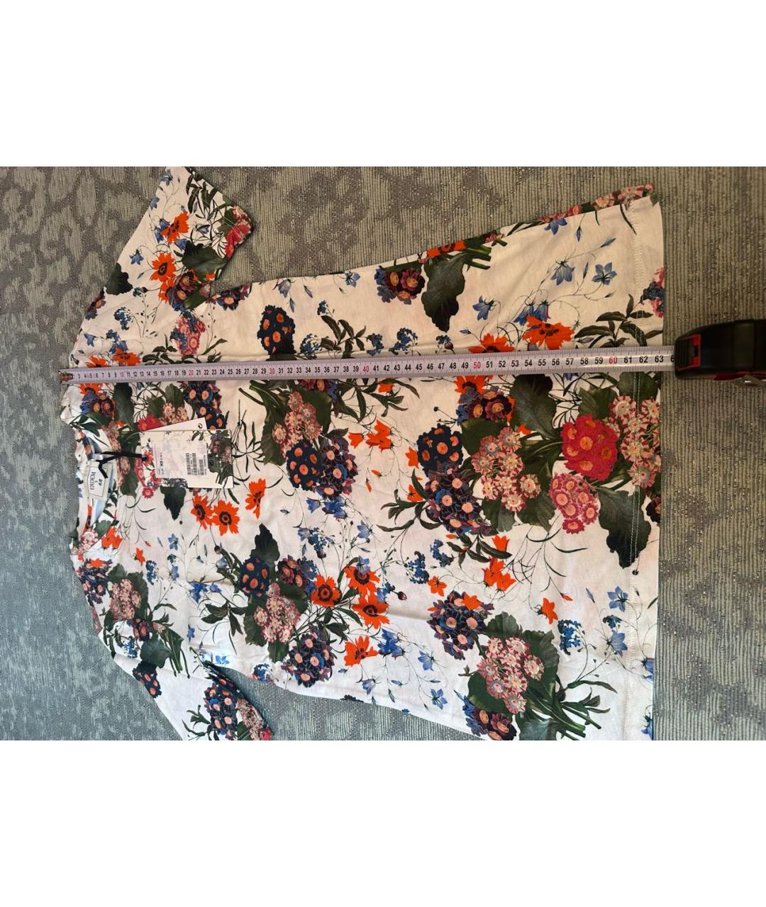 GIAMBATTISTA VALLI Мульти хлопковая футболка, фото 4