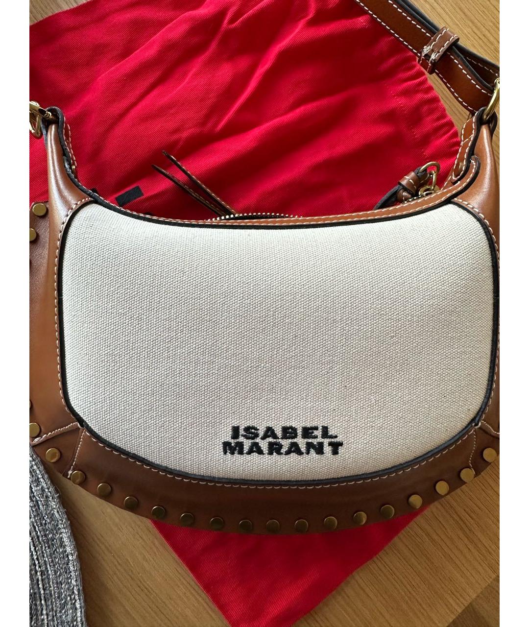 ISABEL MARANT Бежевая сумка через плечо, фото 3