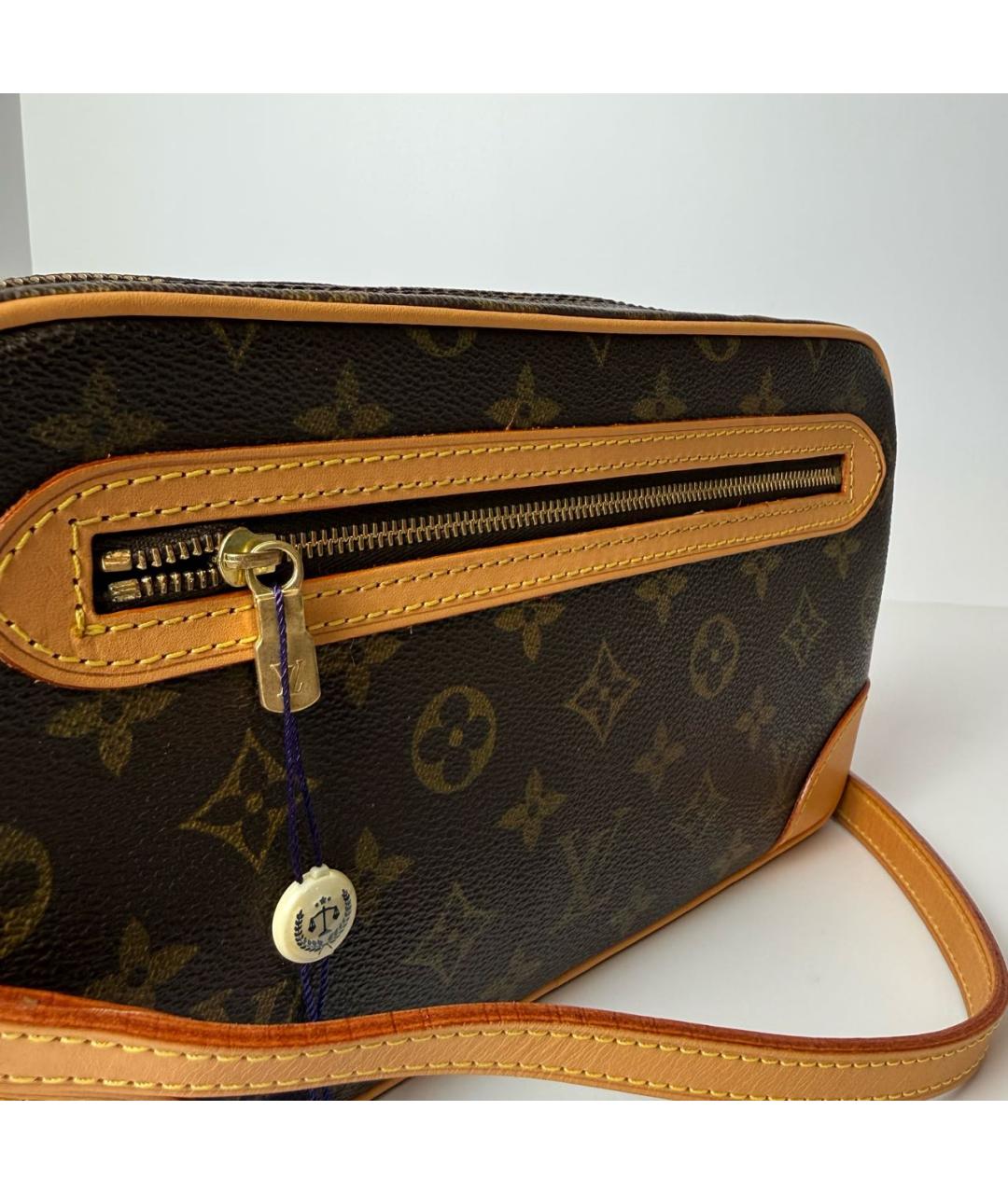 LOUIS VUITTON Коричневая сумка через плечо, фото 5