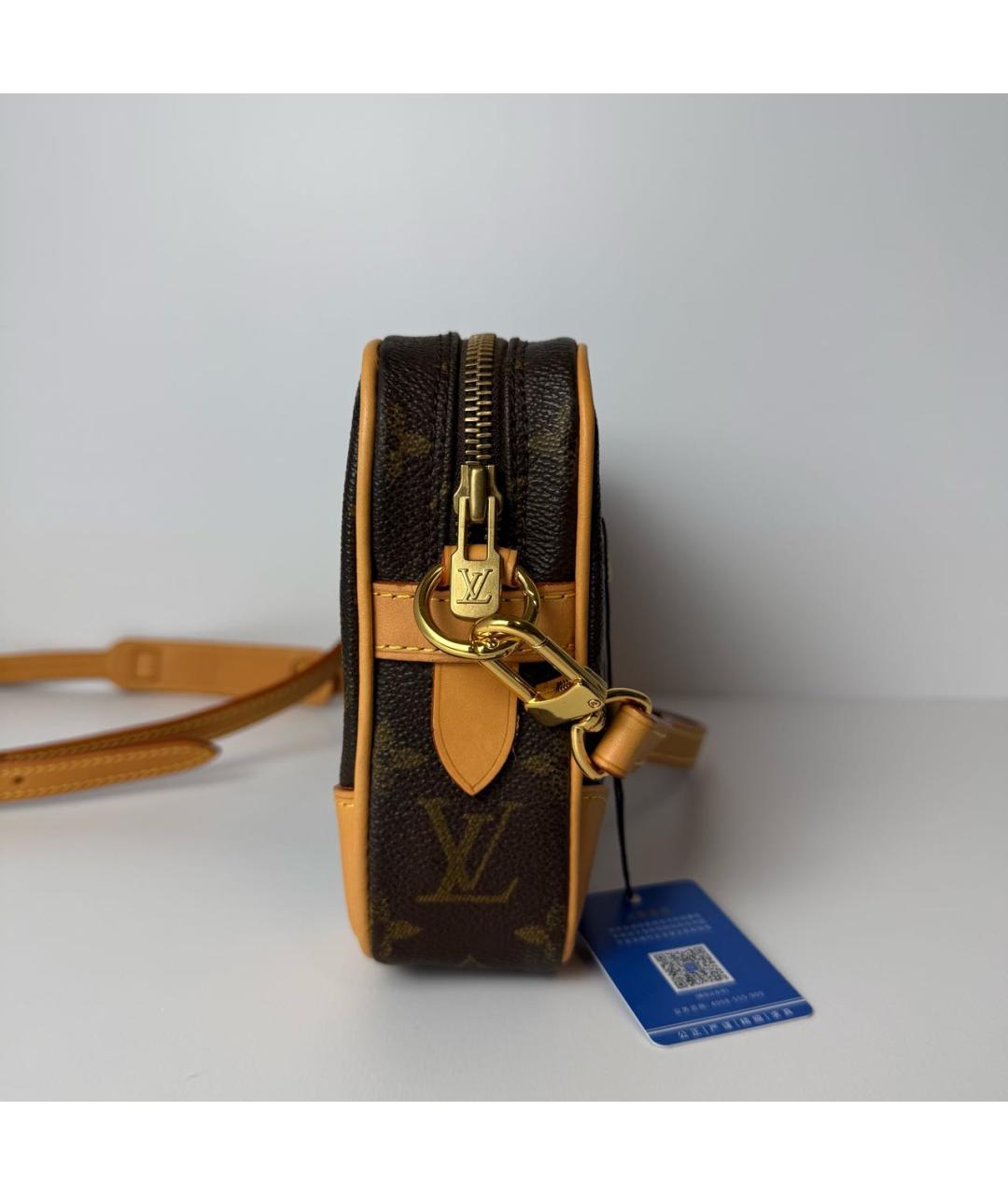 LOUIS VUITTON Коричневая сумка через плечо, фото 4